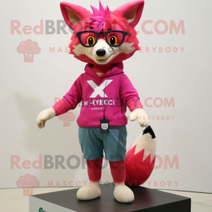 Magenta Fox mascotte...