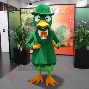 Skoggrønn mandarinmaskot...