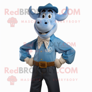 Blue Beef Stroganoff maskot...