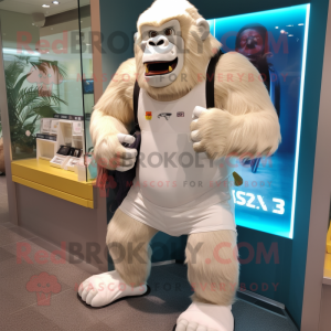 Crème Gorilla mascotte...