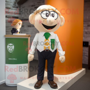 Creme Irish Flag maskot...