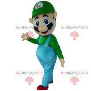Luigi maskot, karaktär från Mario Bros, Nintendo -