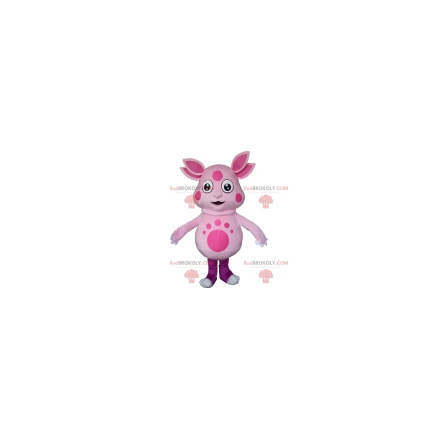 Rosa außerirdisches Maskottchen mit vier Ohren - Redbrokoly.com Rosa außerirdisches Maskottchen mit vier Ohren - Redbrokoly.com