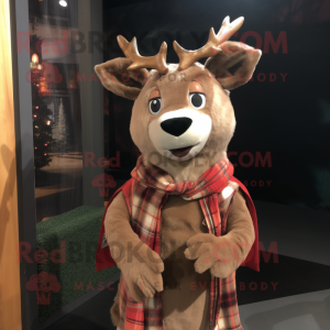 Brown Deer mascotte kostuum...