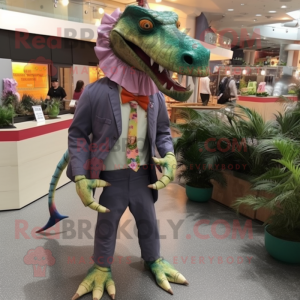  Spinosaurus maskot kostym...