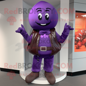Purple Chocolates maskot...