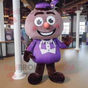 Purple Chocolates mascotte...