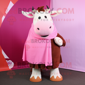 Rosa Hereford Cow maskot...