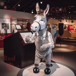 Silver Donkey mascotte...