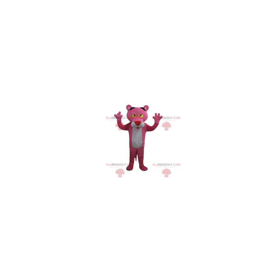 Maskot Růžového pantera. Kostým Růžový panter - Redbrokoly.com Maskot Růžového pantera. Kostým Růžový panter - Redbrokoly.com