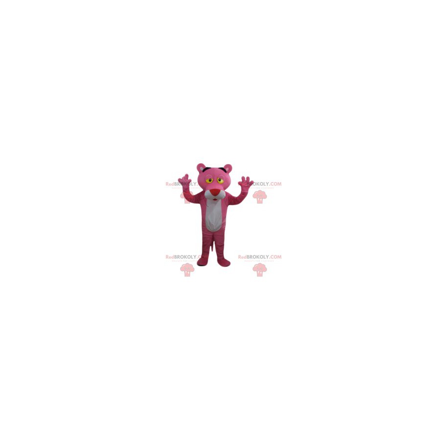 Maskottchen des rosa Panthers. Pink Panther Kostüm -