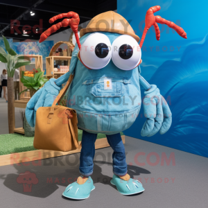 Cyan Hermit Crab mascotte...