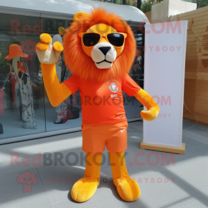 Costume de mascotte de Lion...