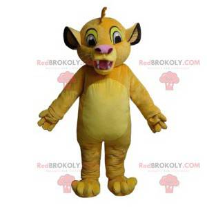 Mascot Simba, de leeuwenwelp van de Lion King - Redbrokoly.com