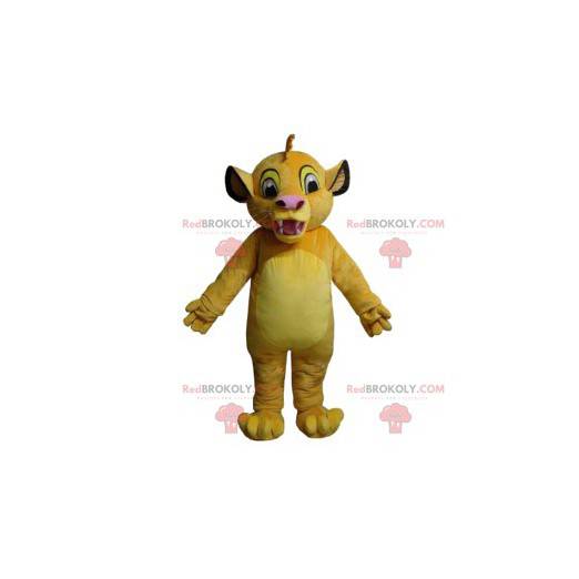 Mascot Simba, the lion cub of the Lion King - Redbrokoly.com