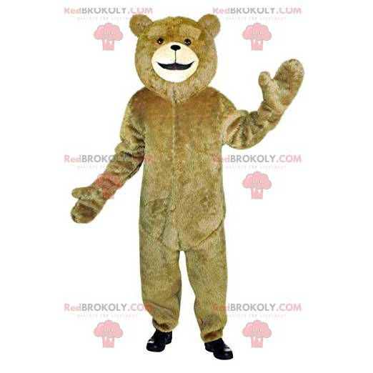 Brun bjørn maskot. Brun bjørn kostume - Redbrokoly.com