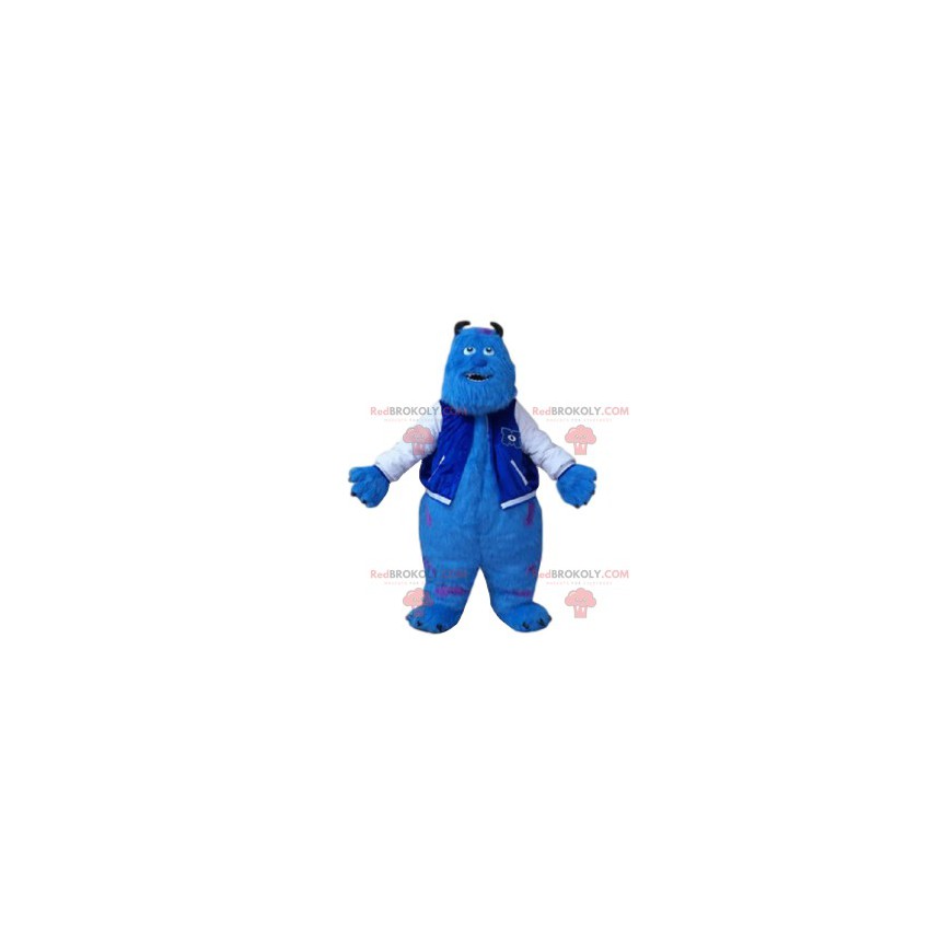 Mascot Sulli, the turquoise monster of Monsters, Inc. -