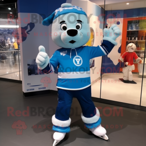 Personagem de mascote Blue...