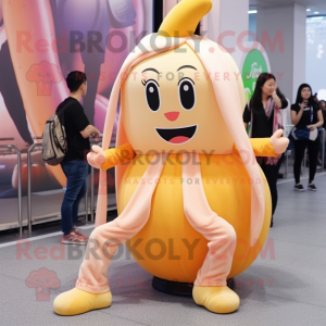 Peach Baa maskot kostume...