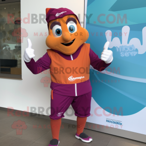nan Tikka Masala mascot costume character dressed with a Windbreaker and Smartwatches