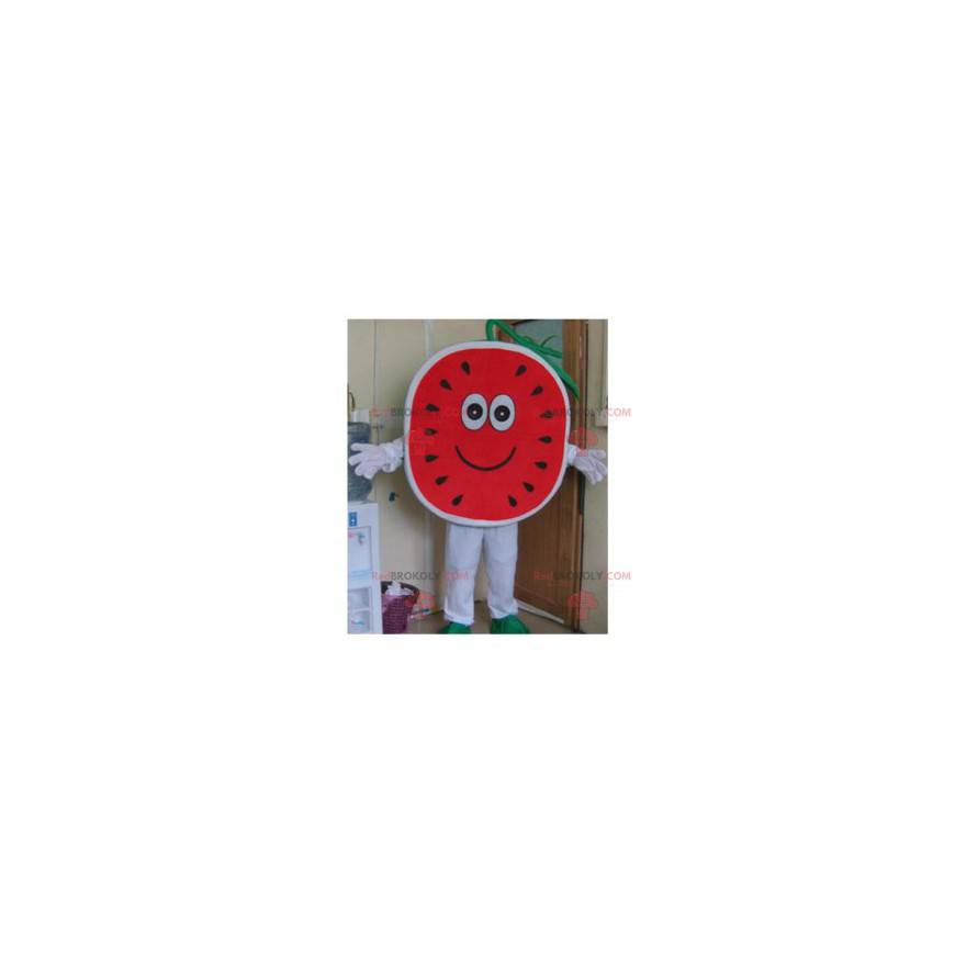 Supersöt och glad vattenmelonmaskot - Redbrokoly.com