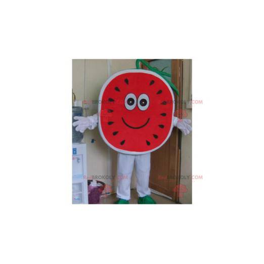 Super süßes und fröhliches Wassermelonenmaskottchen -