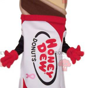 Mascotte de barre de chocolat. Costume de barre de chocolat -