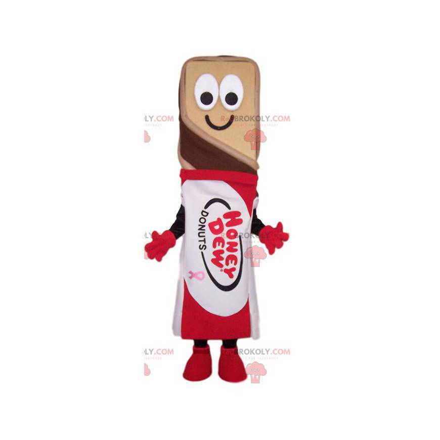 Sjokoladebar maskot. Sjokoladebarendrakt - Redbrokoly.com