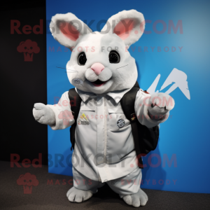 Witte Chinchilla mascotte...