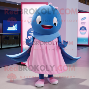 Pink Blue Whale mascotte...