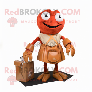 Rust Krabbe maskot kostume...