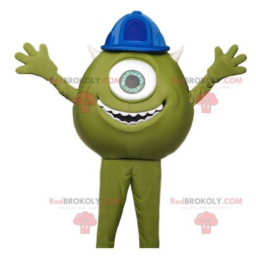 Mascot Bob, the green mini-cyclops from Monstres & Cie -