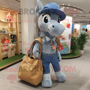 Grey Mare maskot kostume...