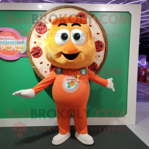 Peach Pizza maskot kostym...