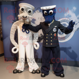 Navy Hydra maskot kostume...