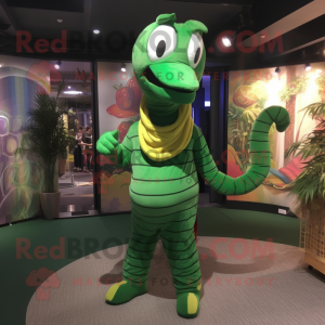 Forest Green Snake mascotte...