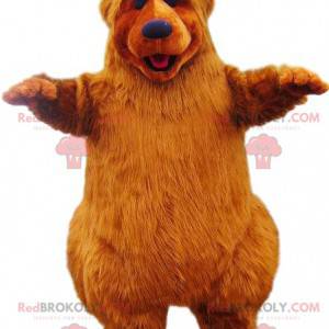 Mascotte orso rosso con una bella pelliccia. - Redbrokoly.com