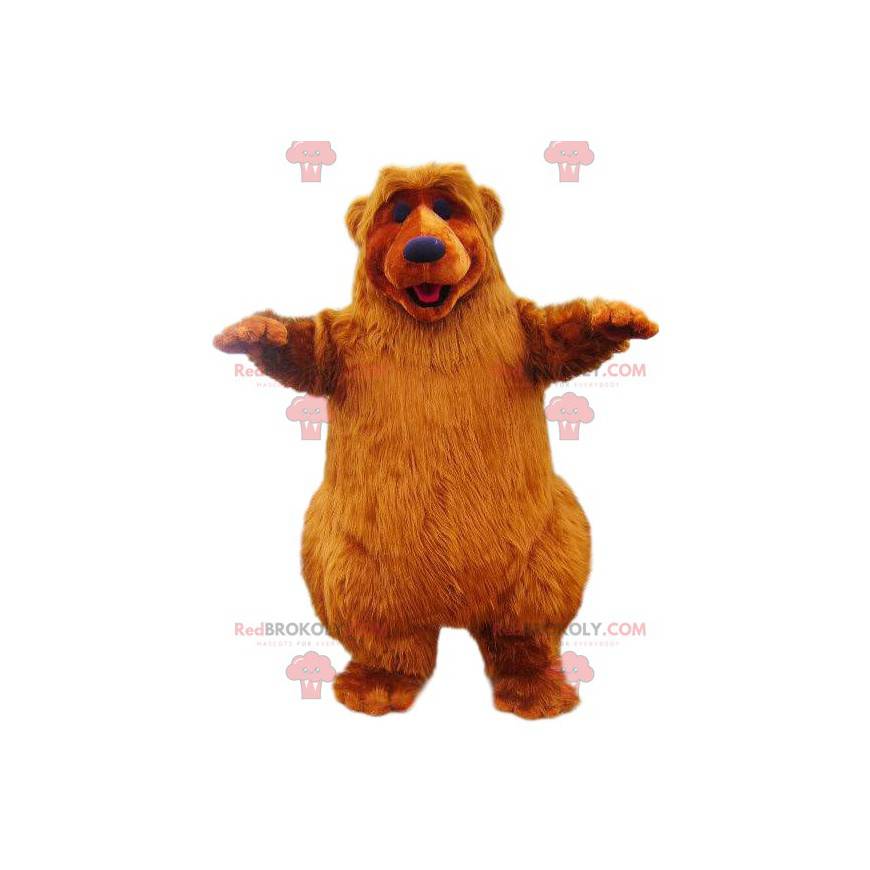 Red bear mascot with beautiful fur. - Redbrokoly.com