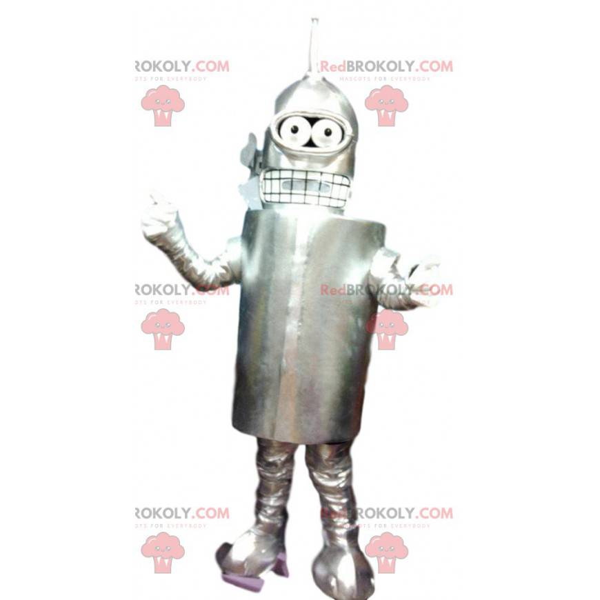 Mascot gray alien robot. Robot costume - Redbrokoly.com