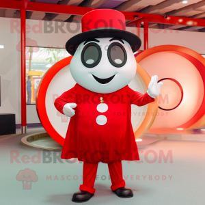 Red Ring Master maskot...