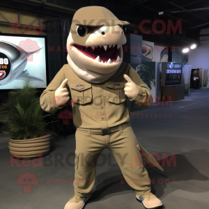 Tan Megalodon mascotte...