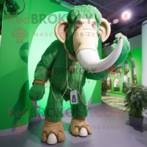 Green Mammoth mascotte...