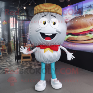 Silver Hamburger maskot...