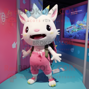  Axolotls maskot kostume...