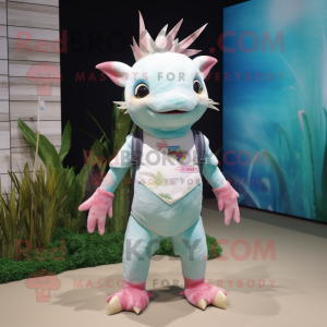  Axolotls maskot kostume...