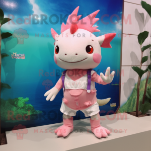  Axolotls mascotte kostuum...