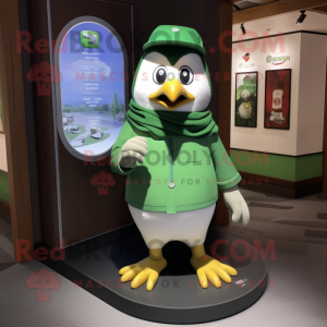 Green Penguin mascotte...