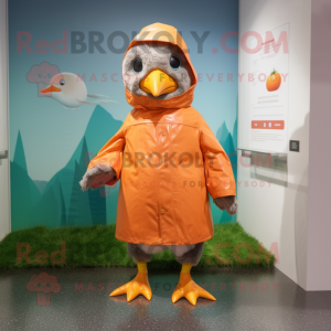 Peach Quail maskot drakt...