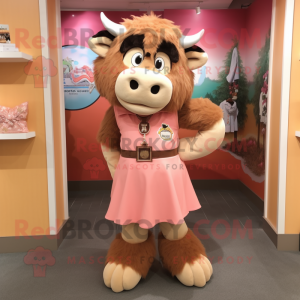 Peach Bison mascotte...