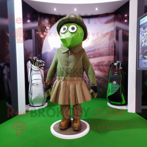 Olive Golf Bag mascotte...